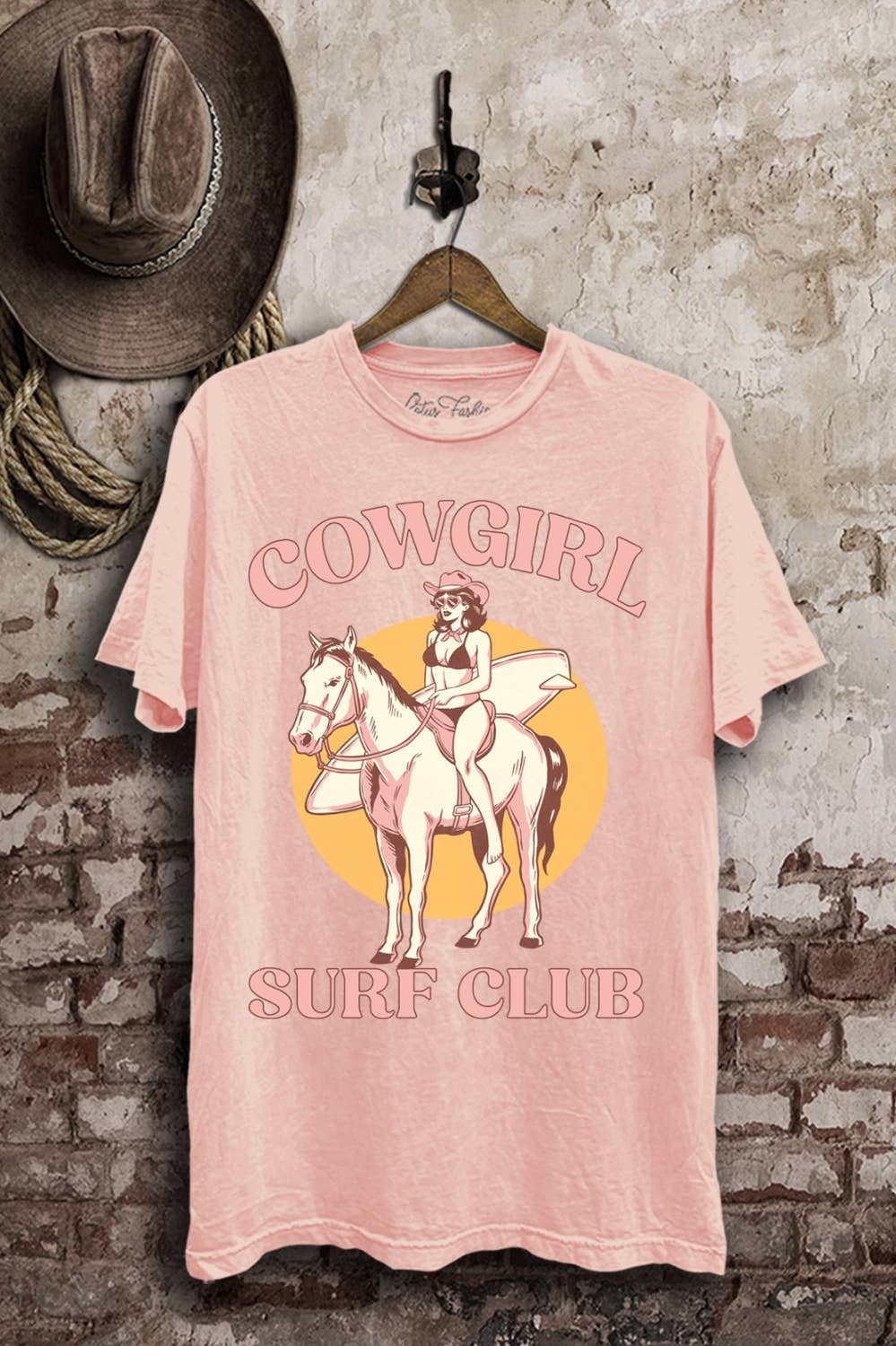 Cowgirl Surf Club Graphic Top