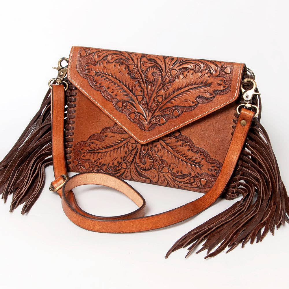 LC-ADBG480 Envelope Genuine Western Leather Women Bag