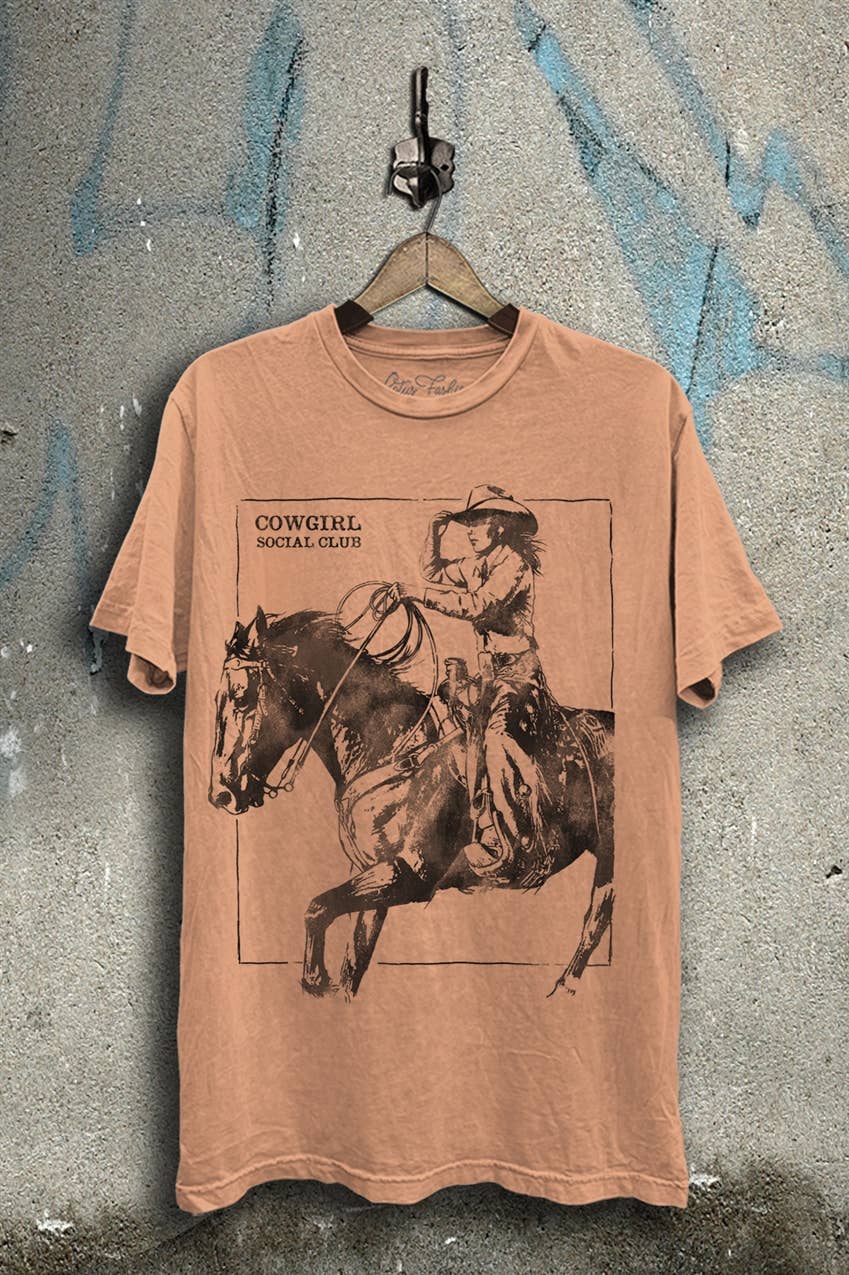 Cowgirl Social Club Graphic Top