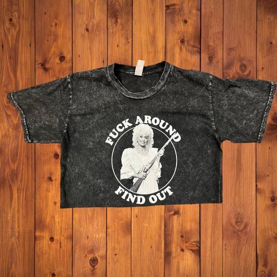 Country Legend Vintage Wash Crop Top