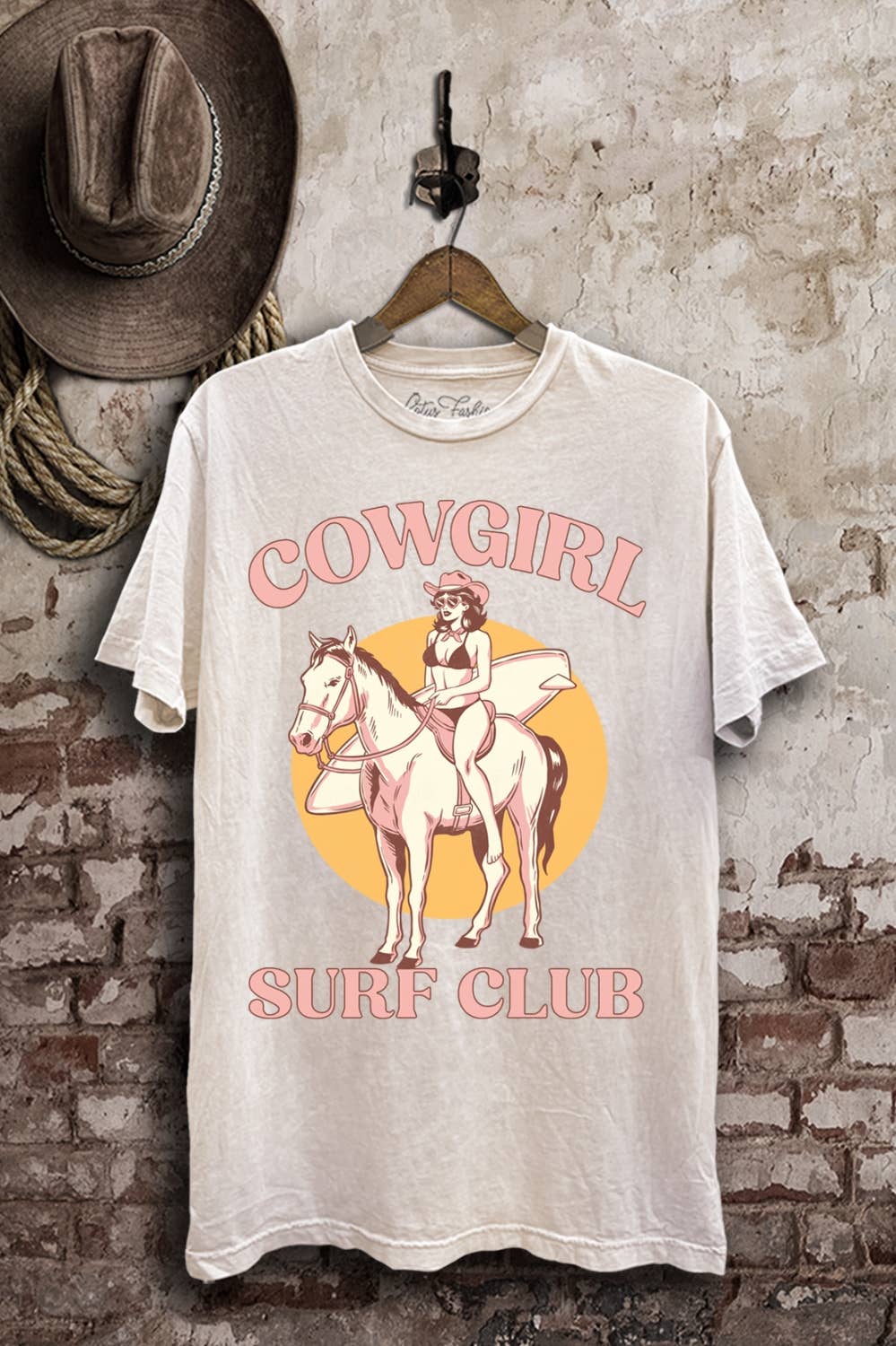 Cowgirl Surf Club Graphic Top