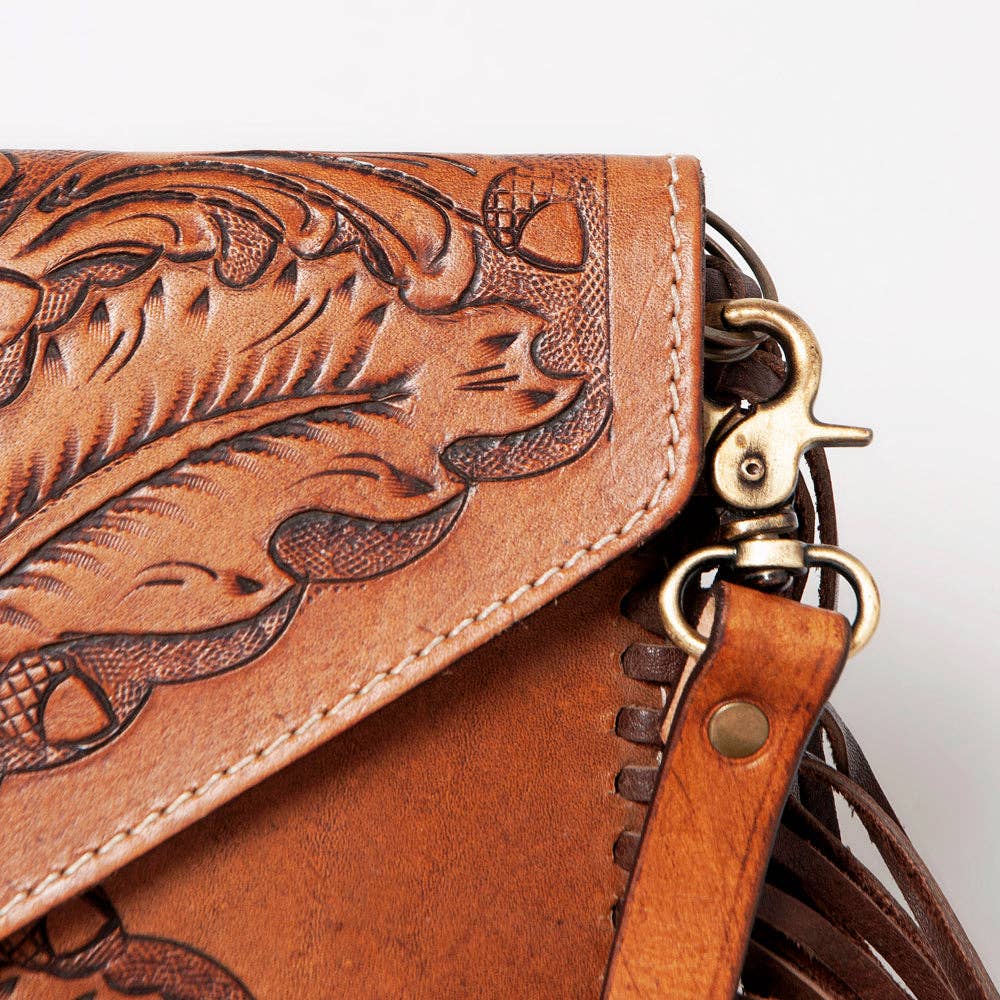 LC-ADBG480 Envelope Genuine Western Leather Women Bag