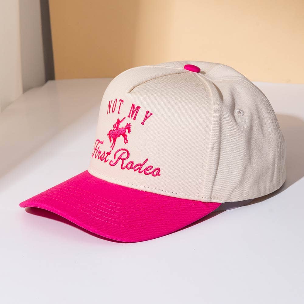 NOT MY FIRST RODEO Embroidered Baseball Cap