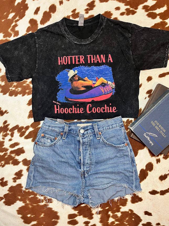 Hoochie Vintage Wash Crop Top