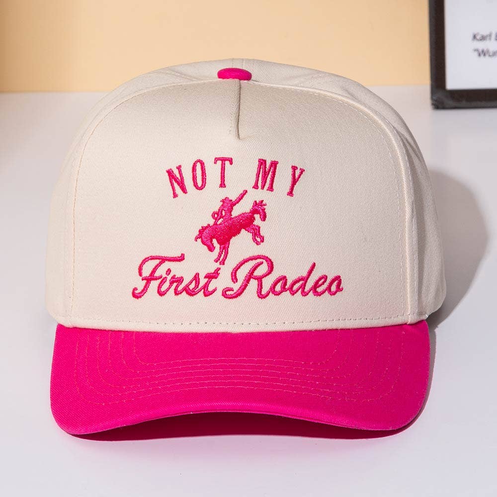 NOT MY FIRST RODEO Embroidered Baseball Cap