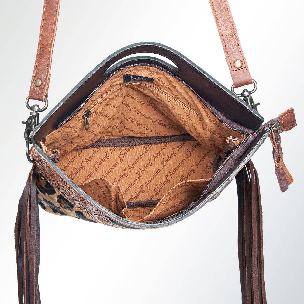 ADBGS146C Crossbody Genuine Western Leather Women Bag Teah