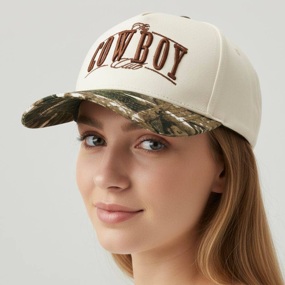 COWBOY Embroidered Baseball Cap