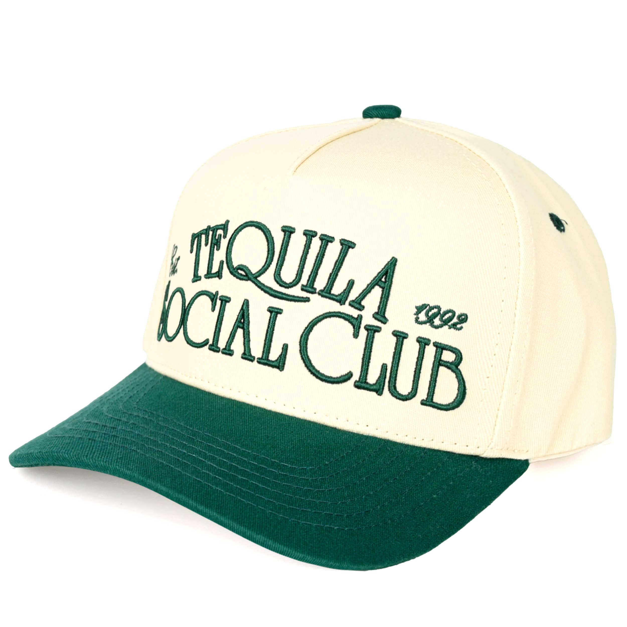 C.C TEQUILA SOCIAL CLUB Embroidered Trucker Cap