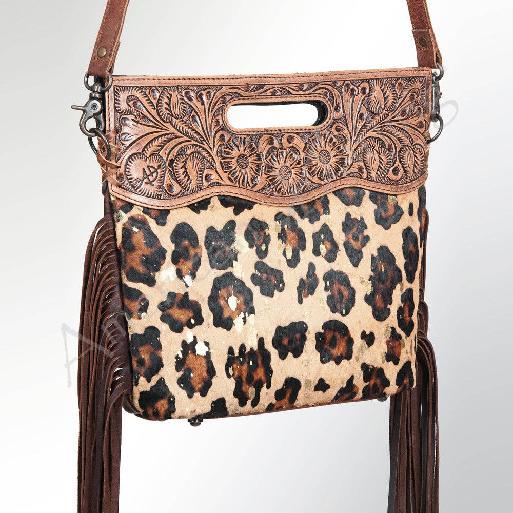 ADBGS146C Crossbody Genuine Western Leather Women Bag Teah